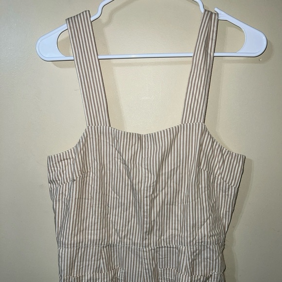 ROLLA'S Beige and White Striped Jumpsuit 10 - Picture 3 of 6